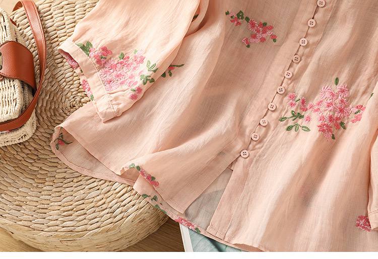 Pure Cotton Top With  Elegance Embroidered Top