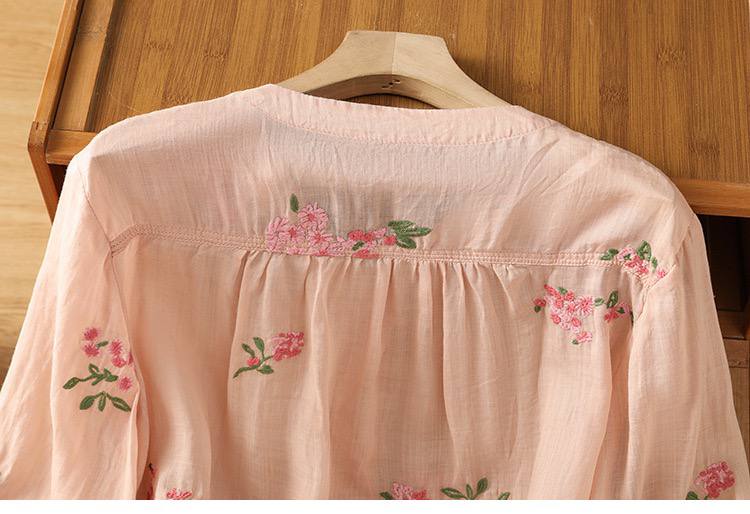 Pure Cotton Top With  Elegance Embroidered Top