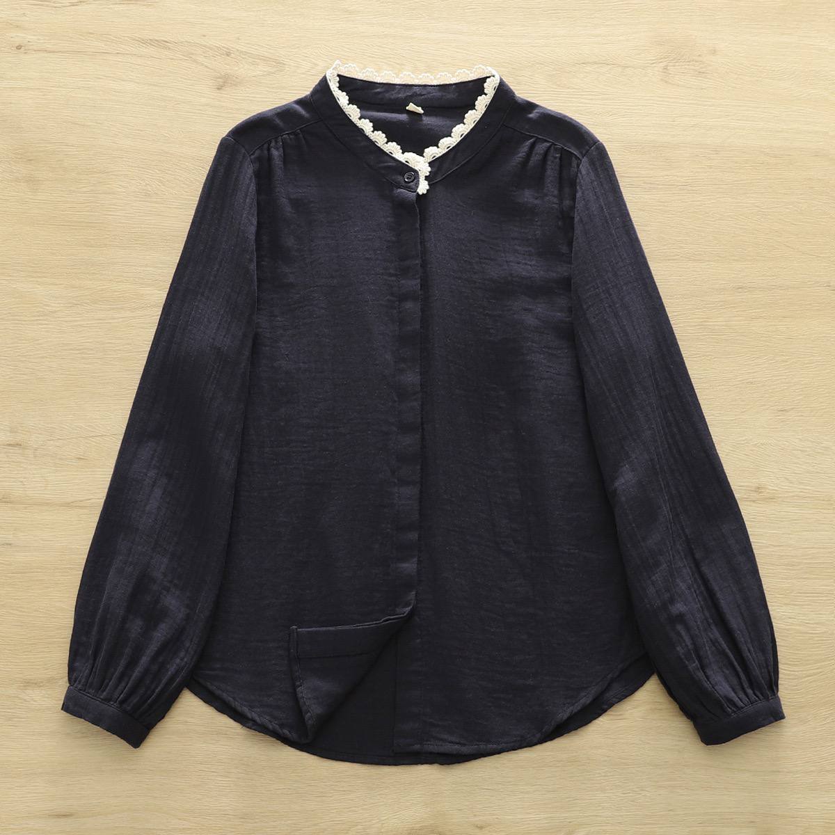 Pure Cotton  Shirt With Beautiful Lace Work