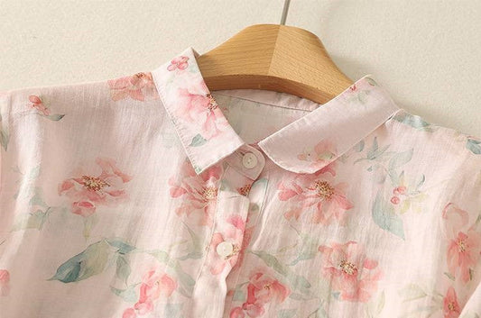 Pure Cotton Printed Full Sleeve Casual Shirt